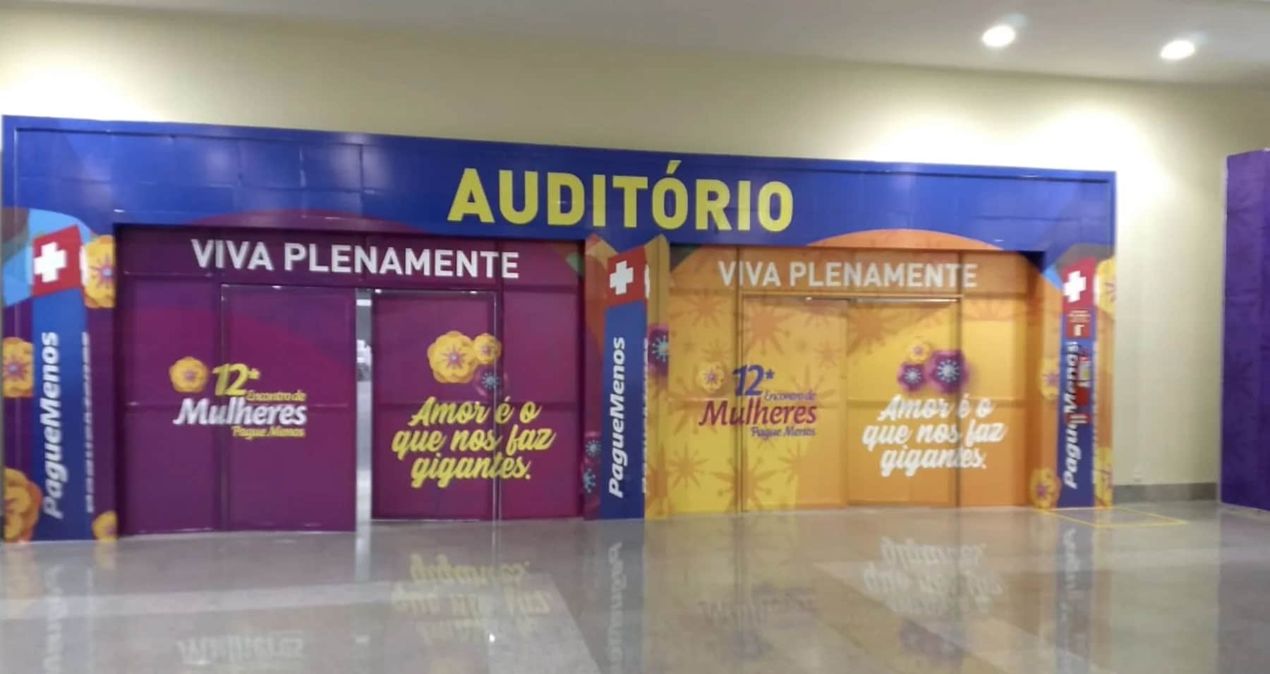 Ambientação do evento Quem Ama Cuida